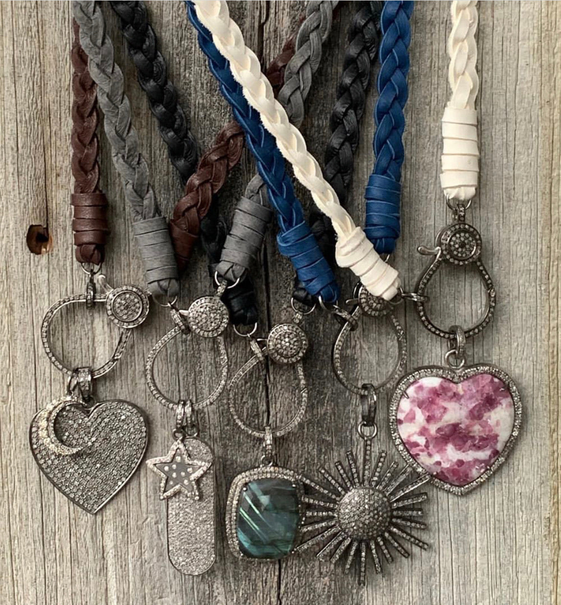Braided Leather Necklaces