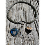 Pyrite Faceted Beaded Necklace with Diamond Clasp