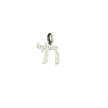 Pearl and Diamond Chai Pendant