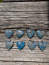 Dyed Agate Heart Pendant with Solitaire Diamond Border