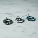 Gemstone and Diamond Evil Eye Pendants