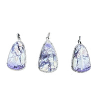 Bertrandite and Diamond Pendants