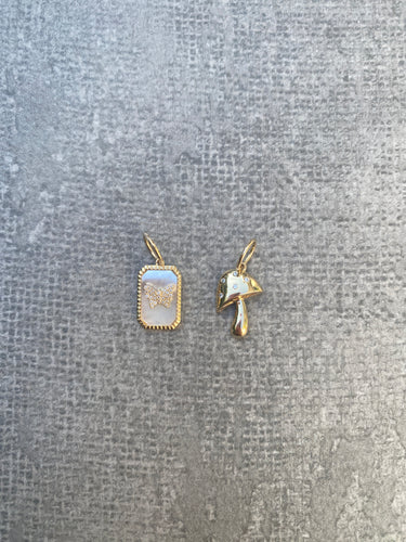 14k Gold Small Pendants