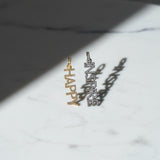 Pave Diamond Inspirational Pendant