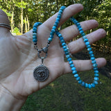 Repurposed Chanel Textured Button Pendant