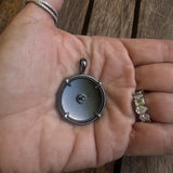 Repurposed Chanel Button Pendant