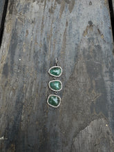 3 Tier Emerald and Diamond Pendant