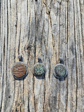 Small Double Row Diamond Coin Pendants