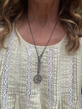 Mother of Pearl Celestial Diamond Pendant