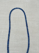 Tanzanite Faceted Beaded Necklace with Diamond Clasp