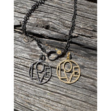 Pave Diamond Love Pendant