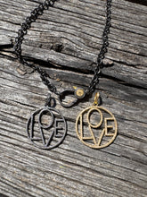 Pave Diamond Love Pendant