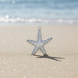 Pave Diamond Starfish