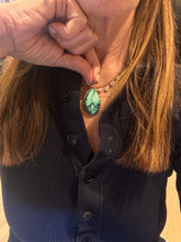 Variscite & Diamond One-of-a-Kind Pendant