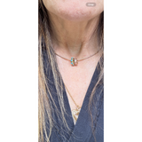 14k Gold Gemstone Bead