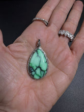 Variscite & Diamond One-of-a-Kind Pendant