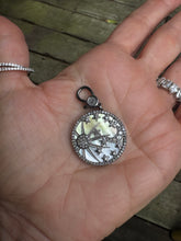 Mother of Pearl Celestial Diamond Pendant