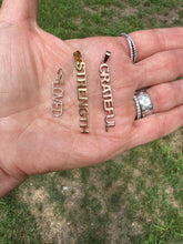 14k Gold Affirmation Pendants