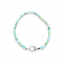 Peruvian Opal Nugget Necklace with Diamond Clasp