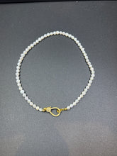 Sea Pearl Necklace with Diamond Clasp