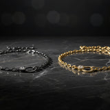 Twisted Thick Silver Chain with Diamond Clasp