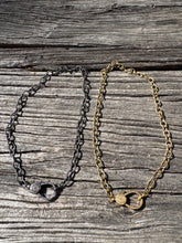 Twisted Thick Silver Chain with Diamond Clasp