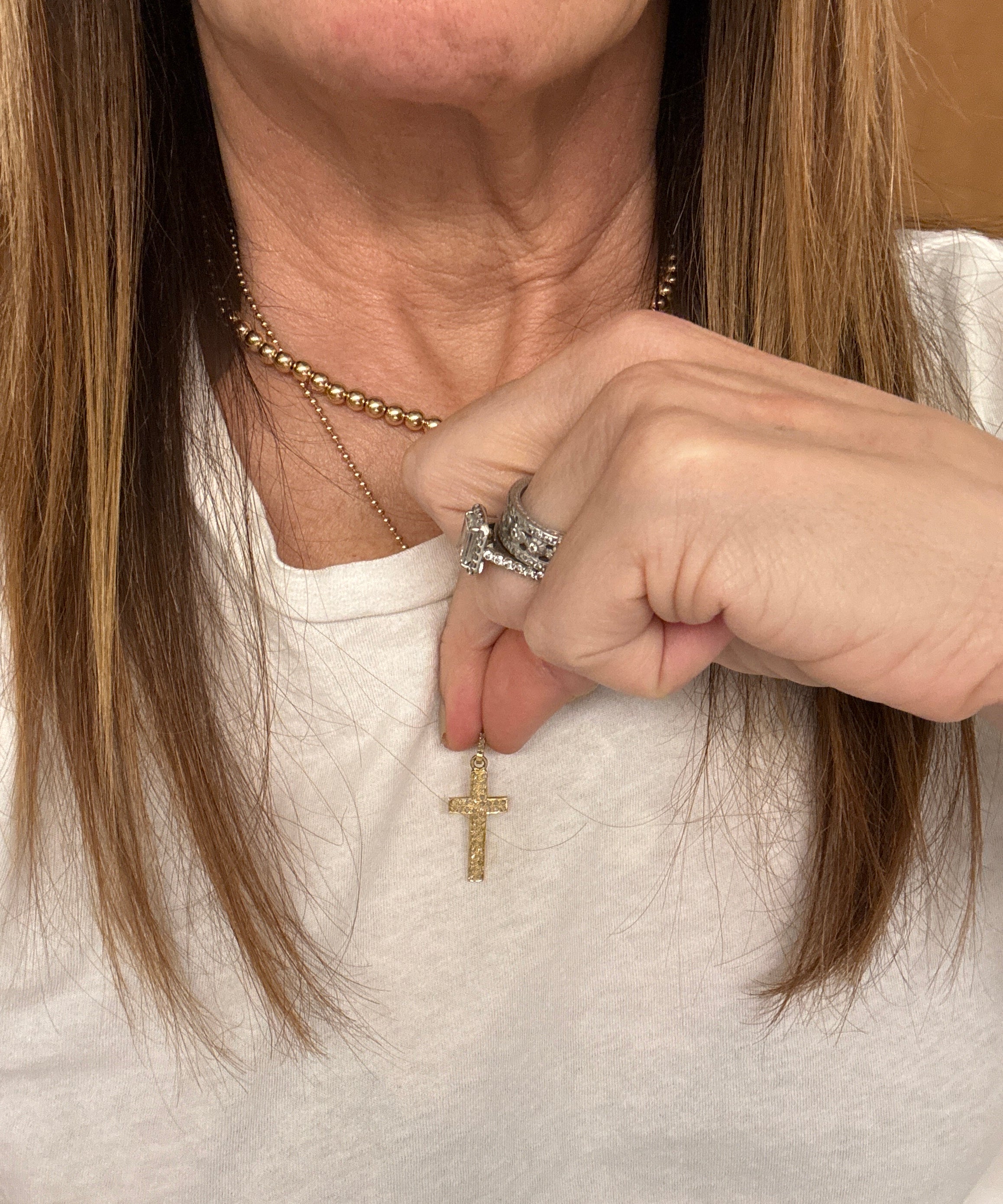 Gold Cross Pendant