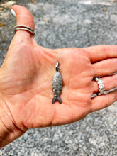 Pave Diamond Fish Pendant