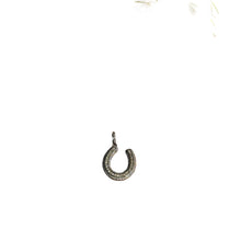 Two Tone Horseshoe Pendant