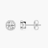 Lab Grown Diamond Bezel Stud Earrings
