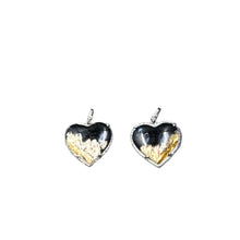 Palm Root Heart with Diamond Border Pendant