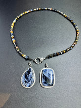 Pietersite and Diamond Pendants