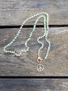 14k Gold Peace Pendant
