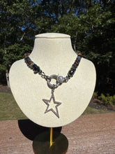 Pave Diamond Open Oblong Star Pendant