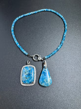 Apatite and Diamond Pendants