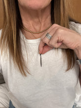 Small Pave Diamond Dagger Pendant