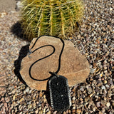 Italian Mesh and CZ Necklace