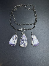 Bertrandite and Diamond Pendants