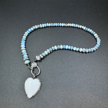 Golden Hill Turquoise Gradual Beaded Necklace with Diamond Clasp