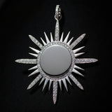Matte Finish Starburst Pendant