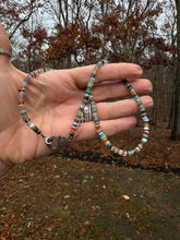 Multi Faceted Gemstone Necklace with Diamond Clasp