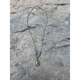 Sterling Silver Oval Textured Chain with Diamond clasp