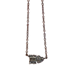 Silver Double Diamond Layering Necklace