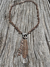 Round Rose Gold Link Chain Necklace with Diamond Clasp