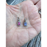 Mini Gemstone Rectangular Pendant