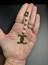 Chanel Logo Pearl Drop