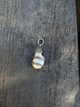 Pearl Teardrop Pendant with Pave Diamond Cap