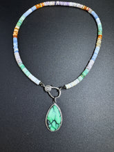 Variscite & Diamond One-of-a-Kind Pendant