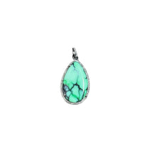 Variscite & Diamond One-of-a-Kind Pendant