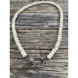 Naturally Shed Moose Antler with Large Diamond Clasp